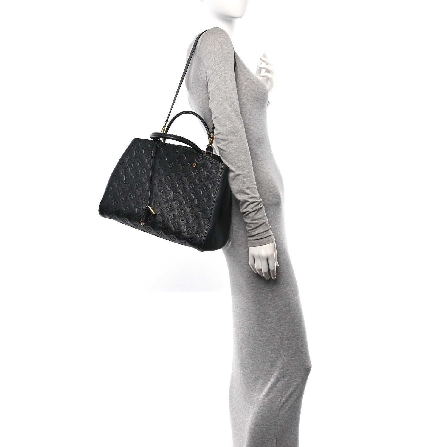 Louis Vuitton Empreinte Montaigne GM Black 2 of 9