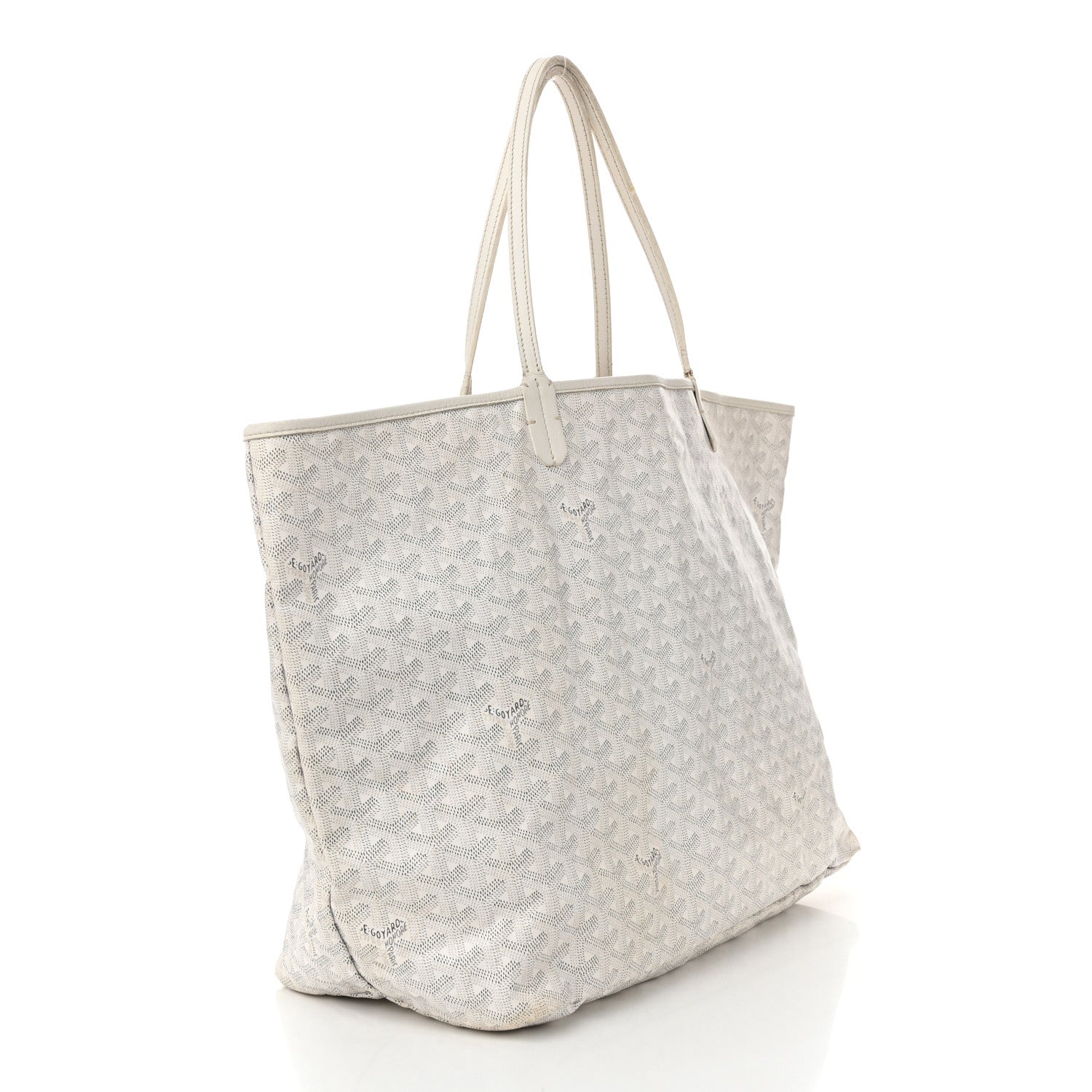 Goyard Goyardine Saint Louis GM White 4 of 16