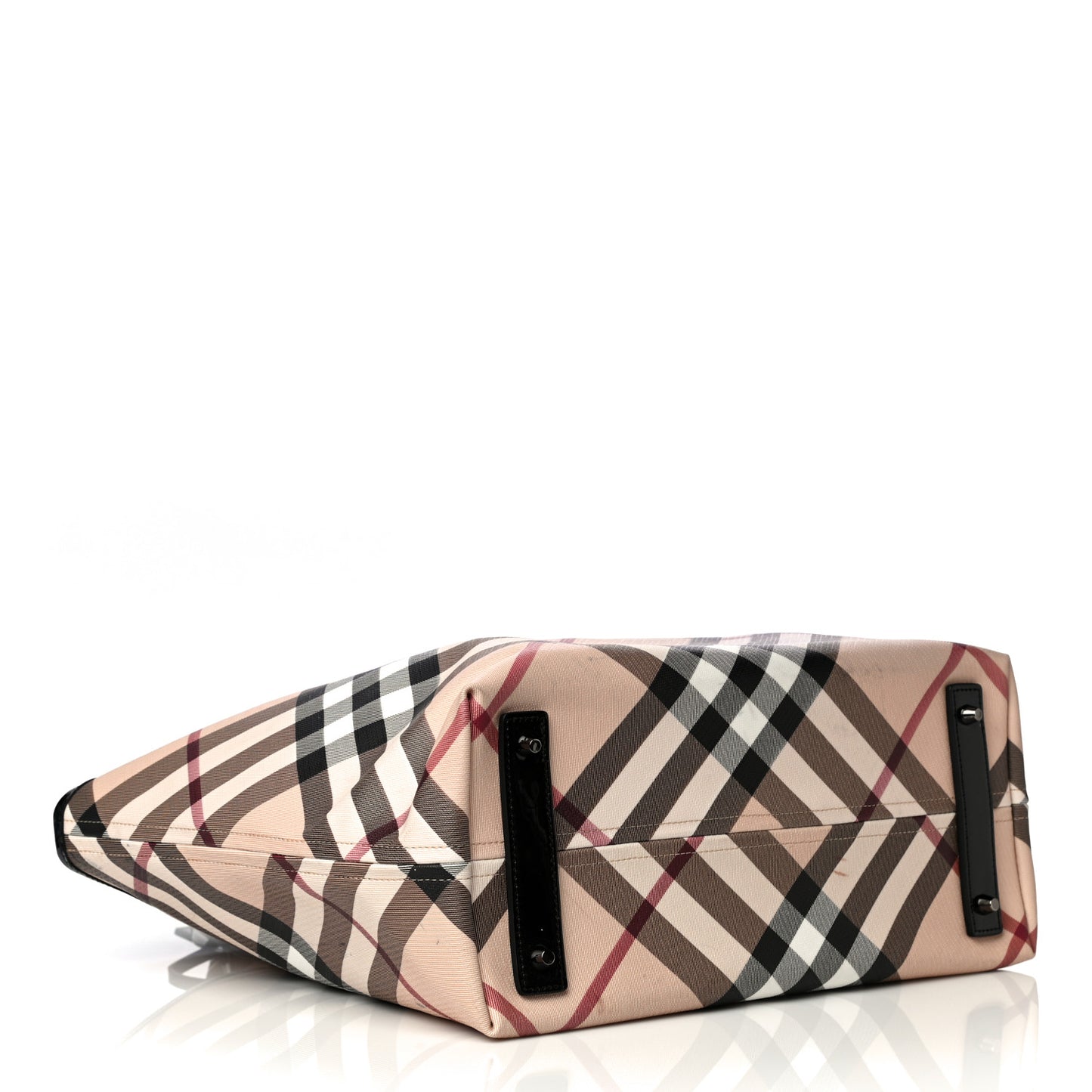 Nova Check Large Nickie Tote Black
