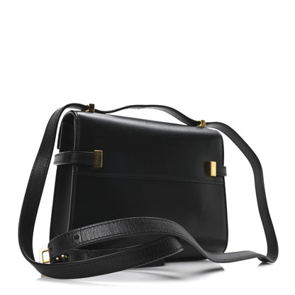 Saint Laurent Smooth Calfskin Mini Manhattan Shoulder Bag Black 3 of 9