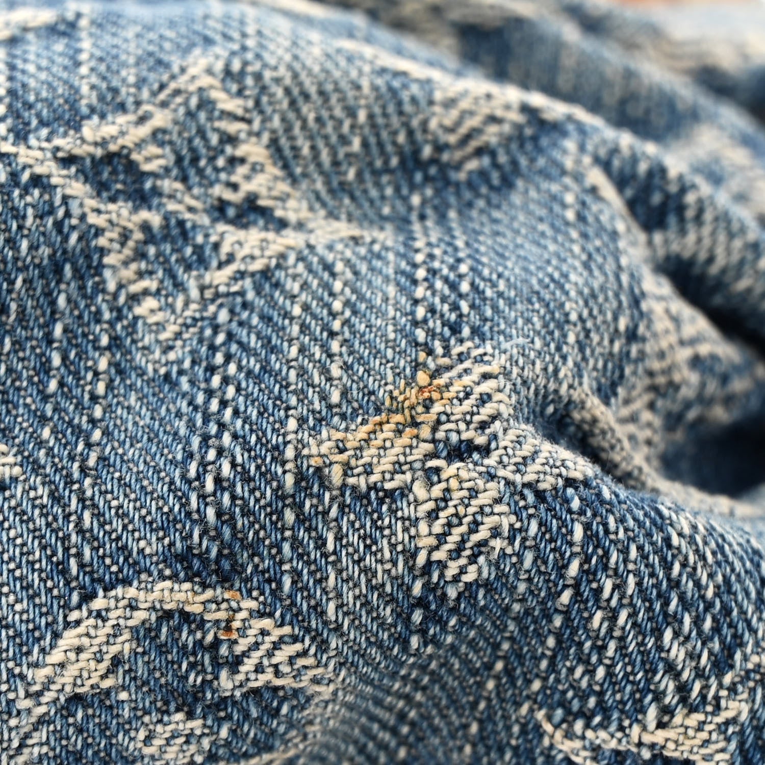 Louis Vuitton Monogram Denim Pleaty Blue 10 of 10