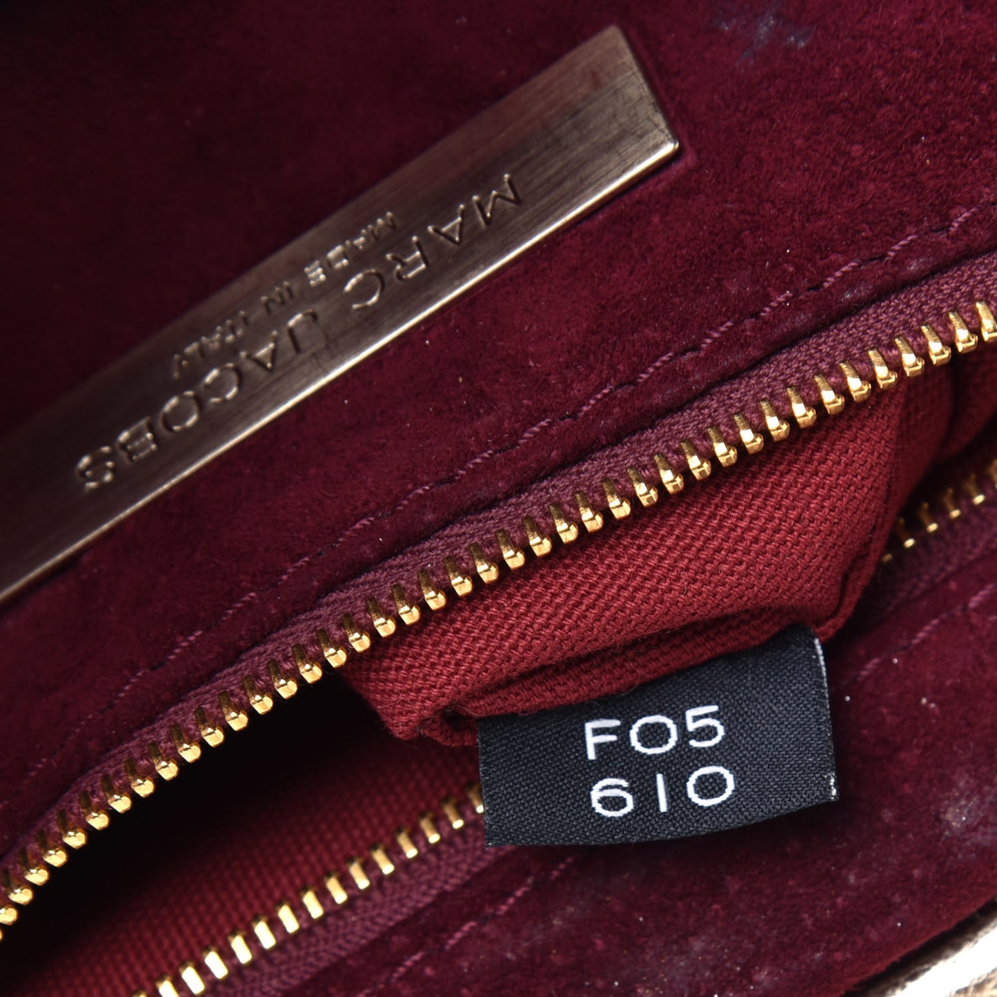 Metallic Calfskin Quilted Stam Clutch Gold