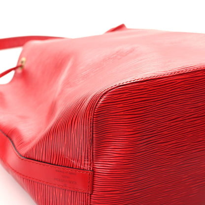 Louis Vuitton Epi Petit Noe Castillan Red 8 of 11