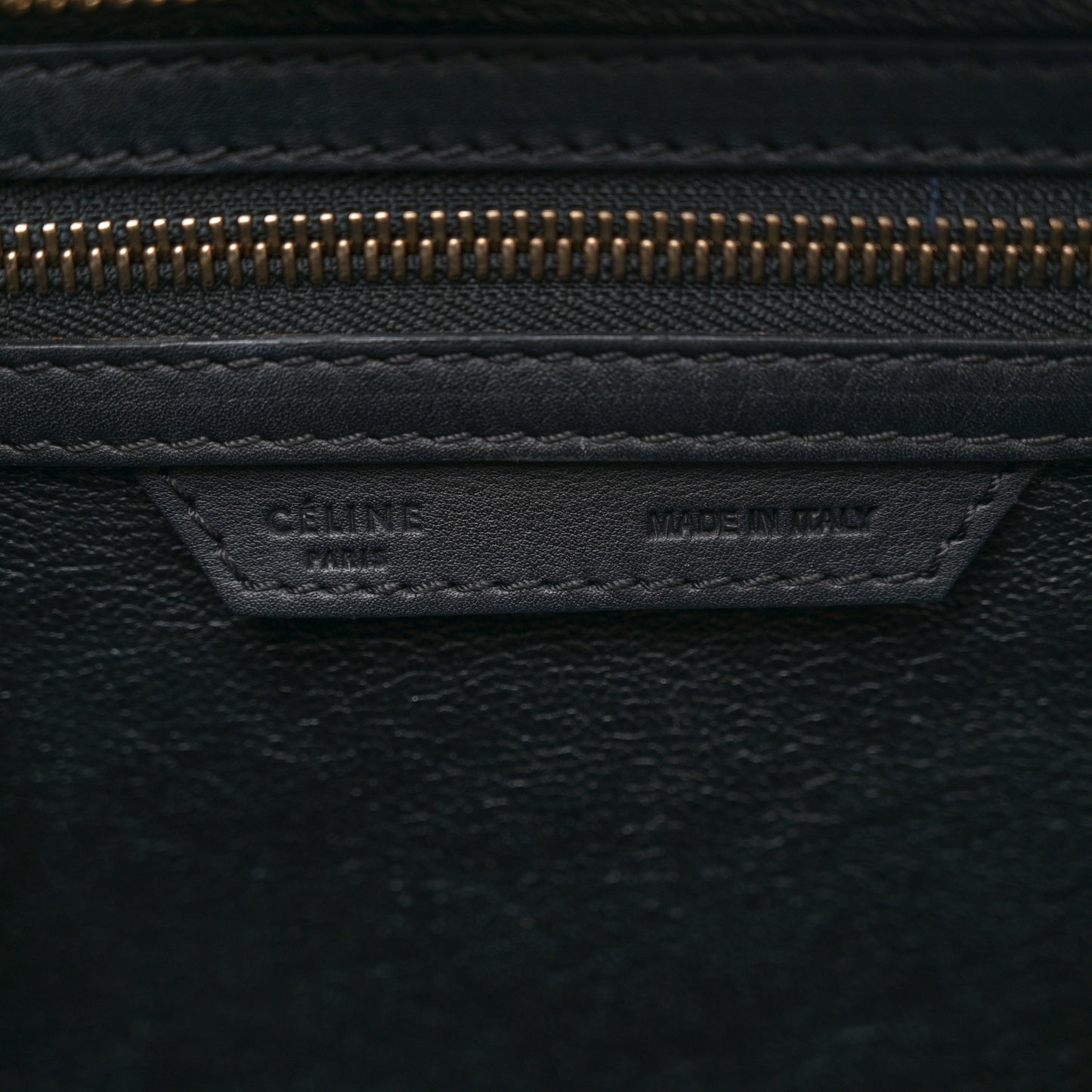Smooth Calfskin Micro Luggage Black