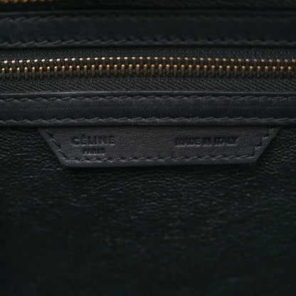 Celine Smooth Calfskin Micro Luggage Black 6 of 13