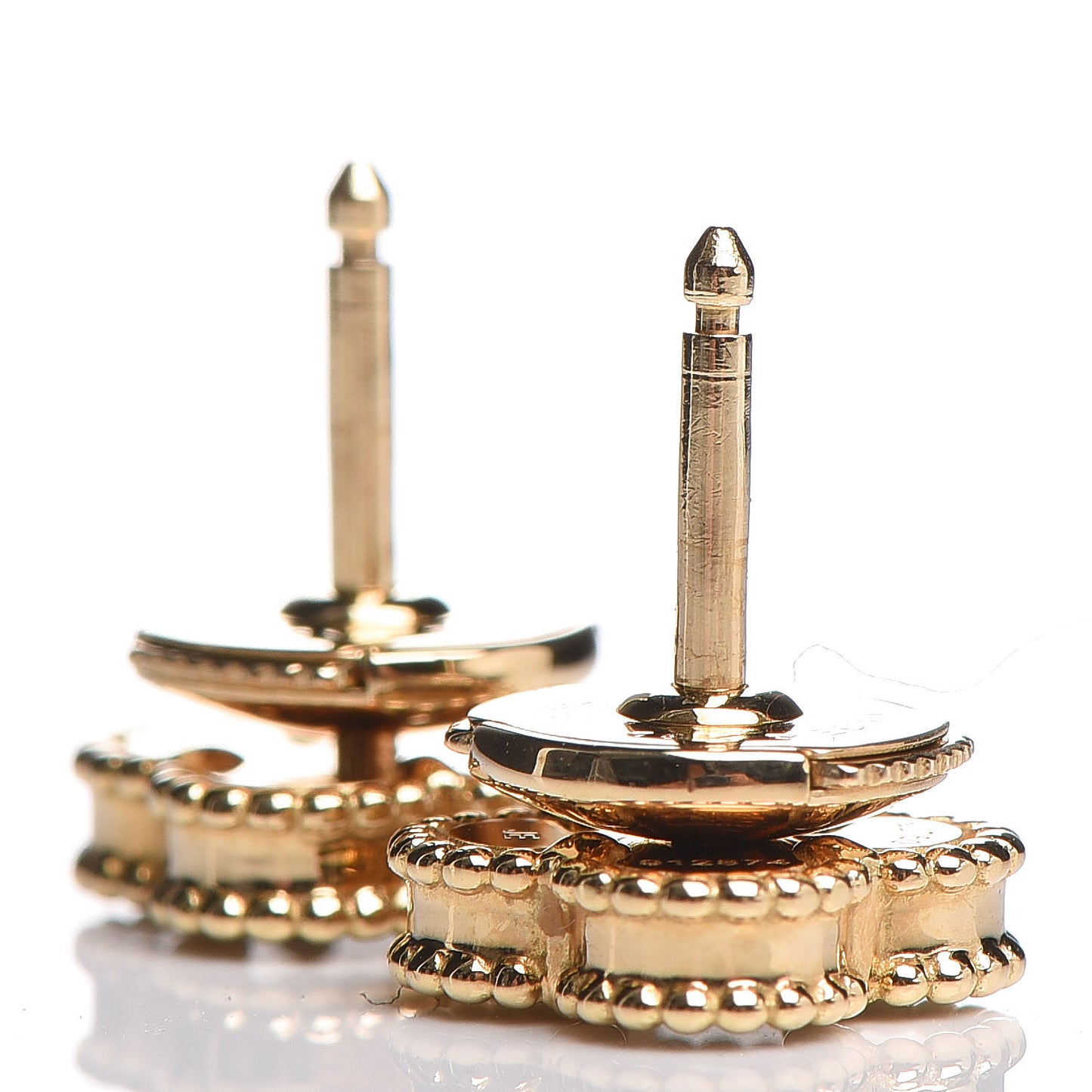 18K Yellow Gold Mother of Pearl Sweet Alhambra Earrings