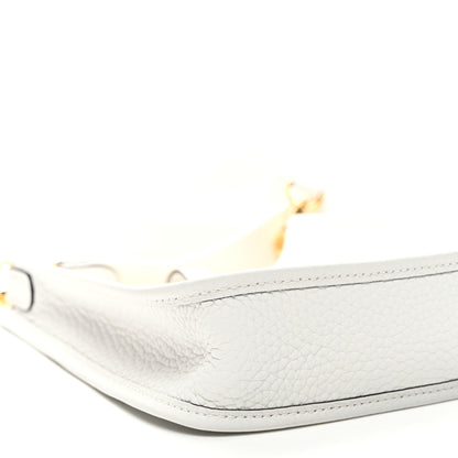 Hermes Taurillon Clemence Amazone Evelyne TPM New White 9 of 10