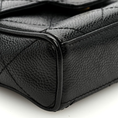 Chanel Caviar Quilted Mini Flap Black 9 of 10