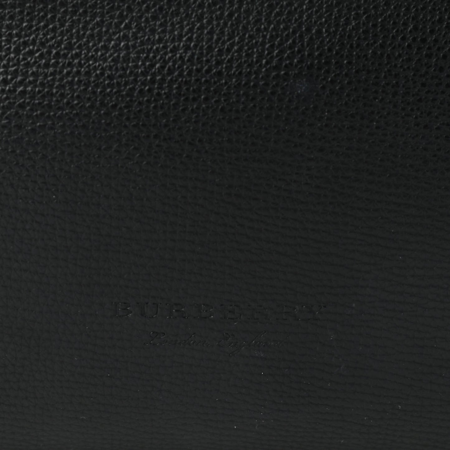 Grainy Calfskin Haymarket Check Medium Reversible Tote Black