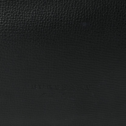 Burberry Grainy Calfskin Haymarket Check Medium Reversible Tote Black 8 of 14