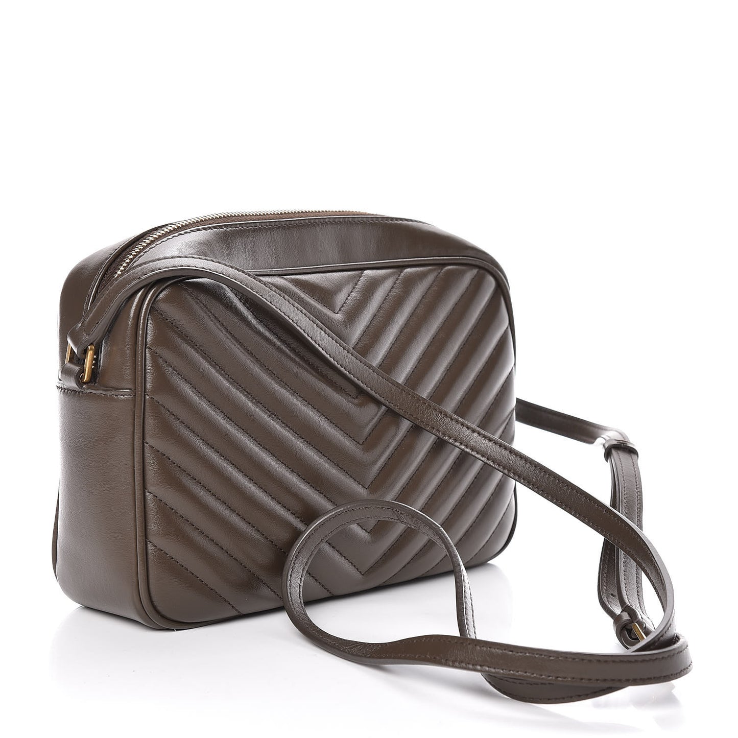 Calfskin Matelasse Monogram Lou Camera Bag Faggio