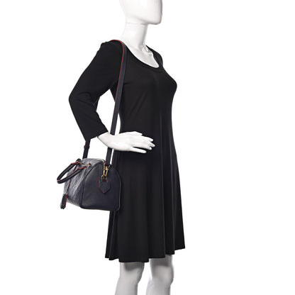 Louis Vuitton Empreinte Speedy Bandouliere 25 NM Marine Rouge 2 of 12