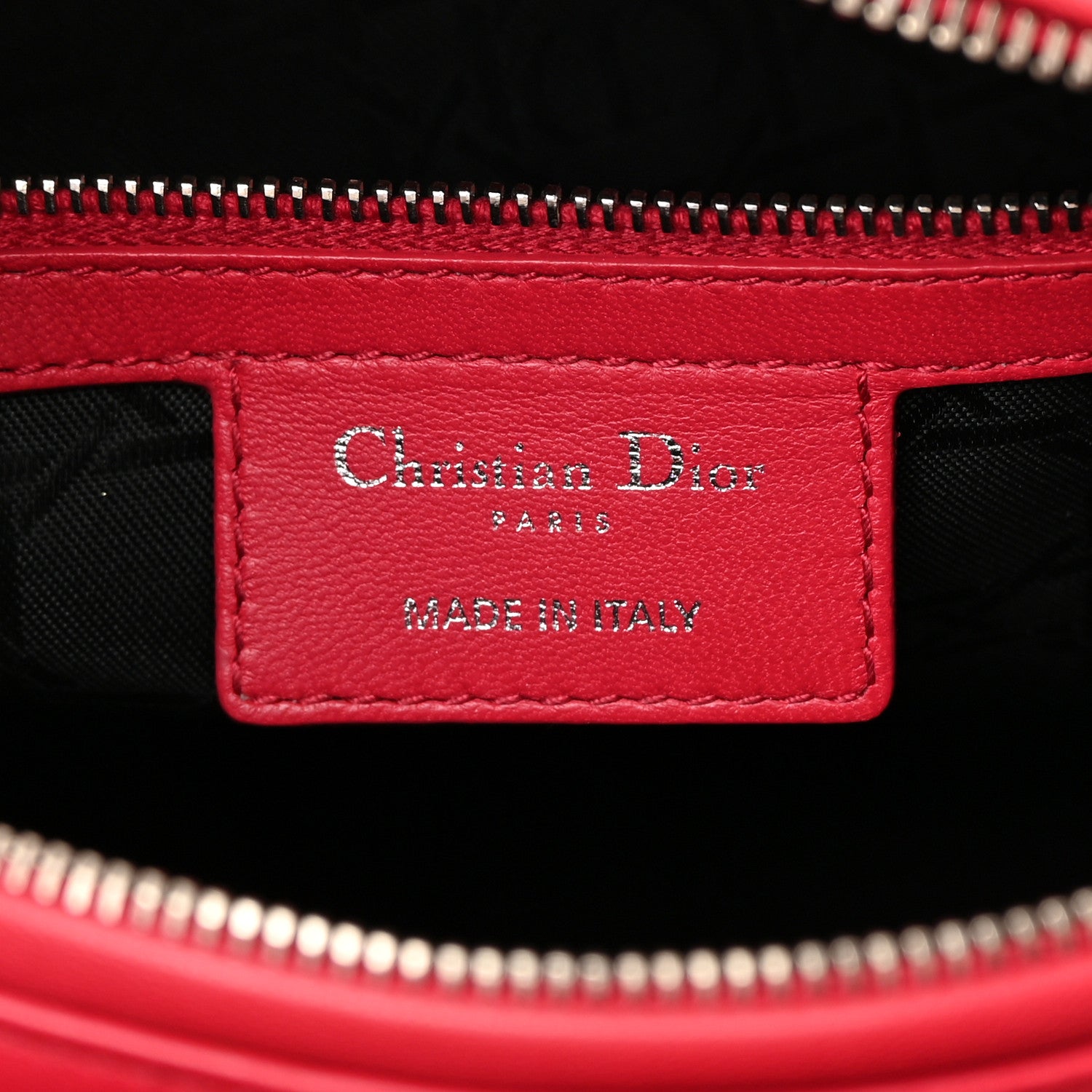 Christian Dior Lambskin Cannage Large Lady Dior Fuchsia 6 of 18
