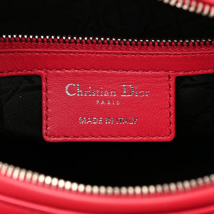 Christian Dior Lambskin Cannage Large Lady Dior Fuchsia 6 of 18