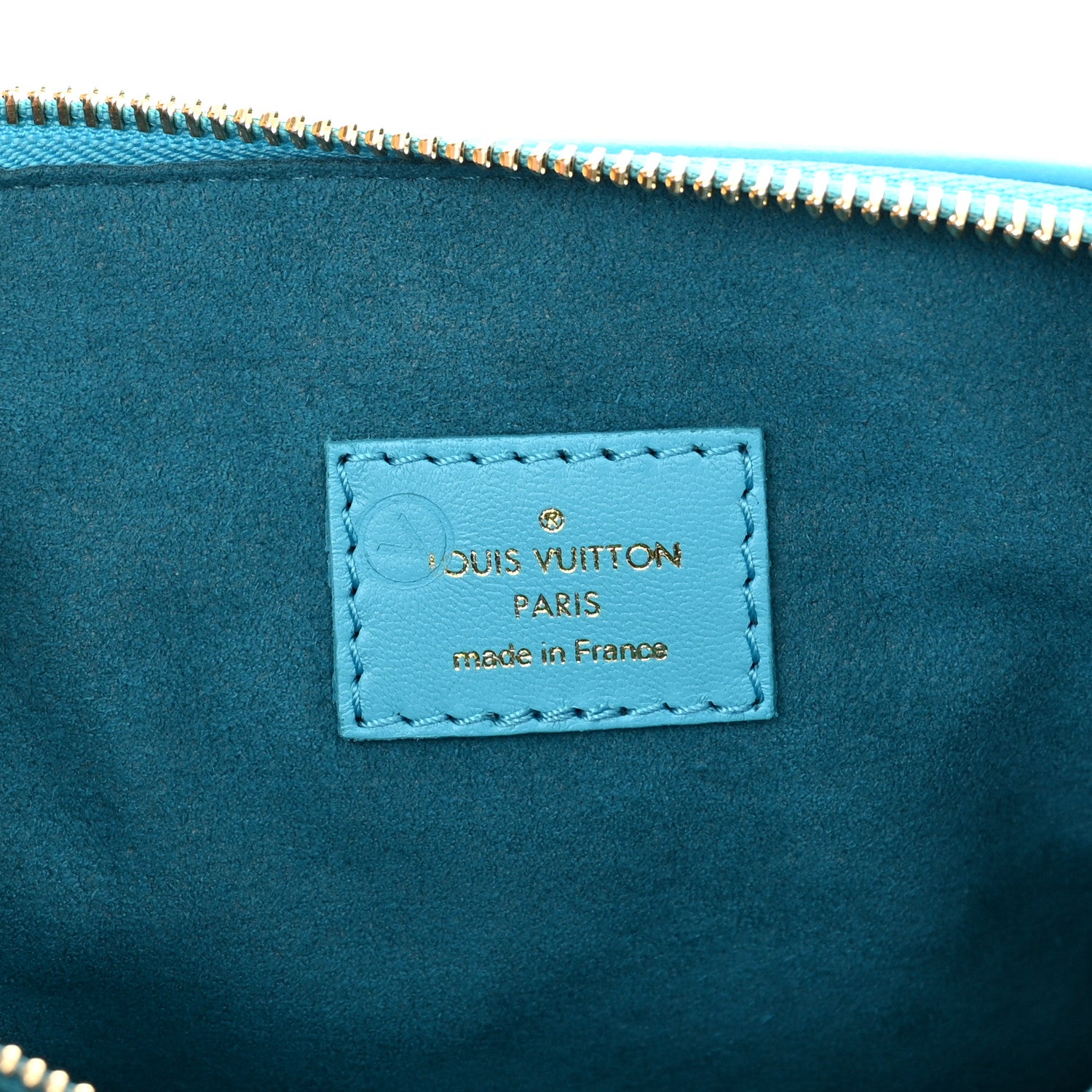 Louis Vuitton Lambskin Embossed Monogram Coussin PM Turquoise 6 of 9