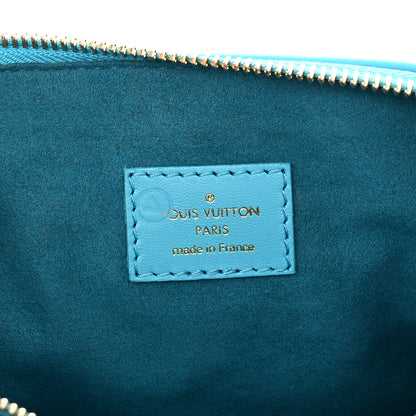 Louis Vuitton Lambskin Embossed Monogram Coussin PM Turquoise 6 of 9