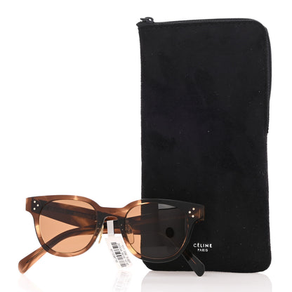Celine Acetate Studded Sunglasses CL 41459 Beige 8 of 8