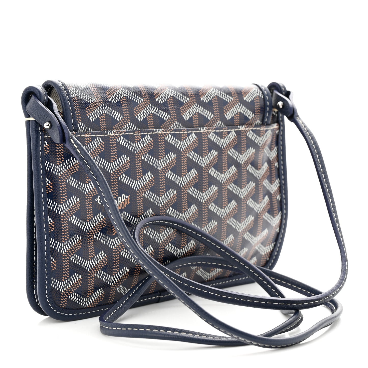 Goyardine Plumet Wallet Clutch Navy