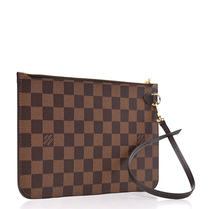 Louis Vuitton Damier Ebene Neverfull MM GM Pochette 3 of 8