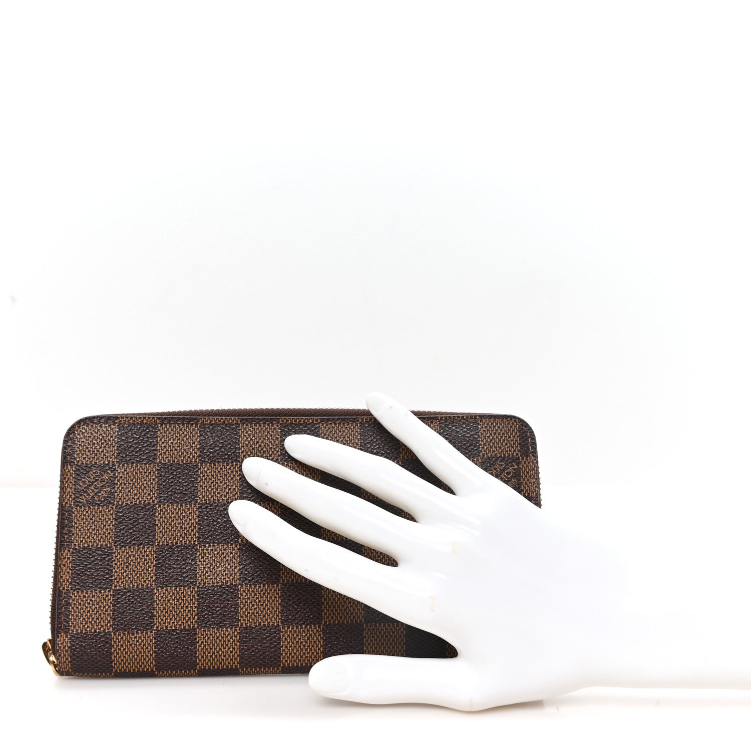 Louis Vuitton Damier Ebene Zippy Wallet 2 of 7