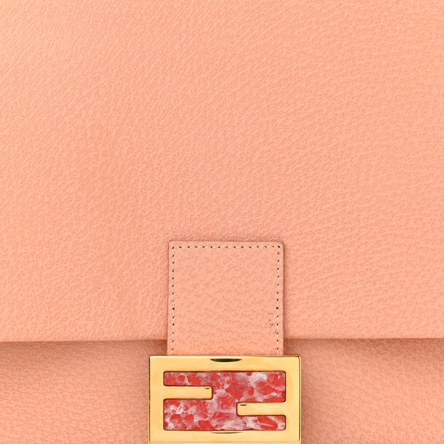Calfskin Big Forever Mama Baguette Pink