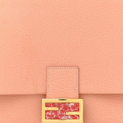 Fendi Calfskin Big Forever Mama Baguette Pink 7 of 9