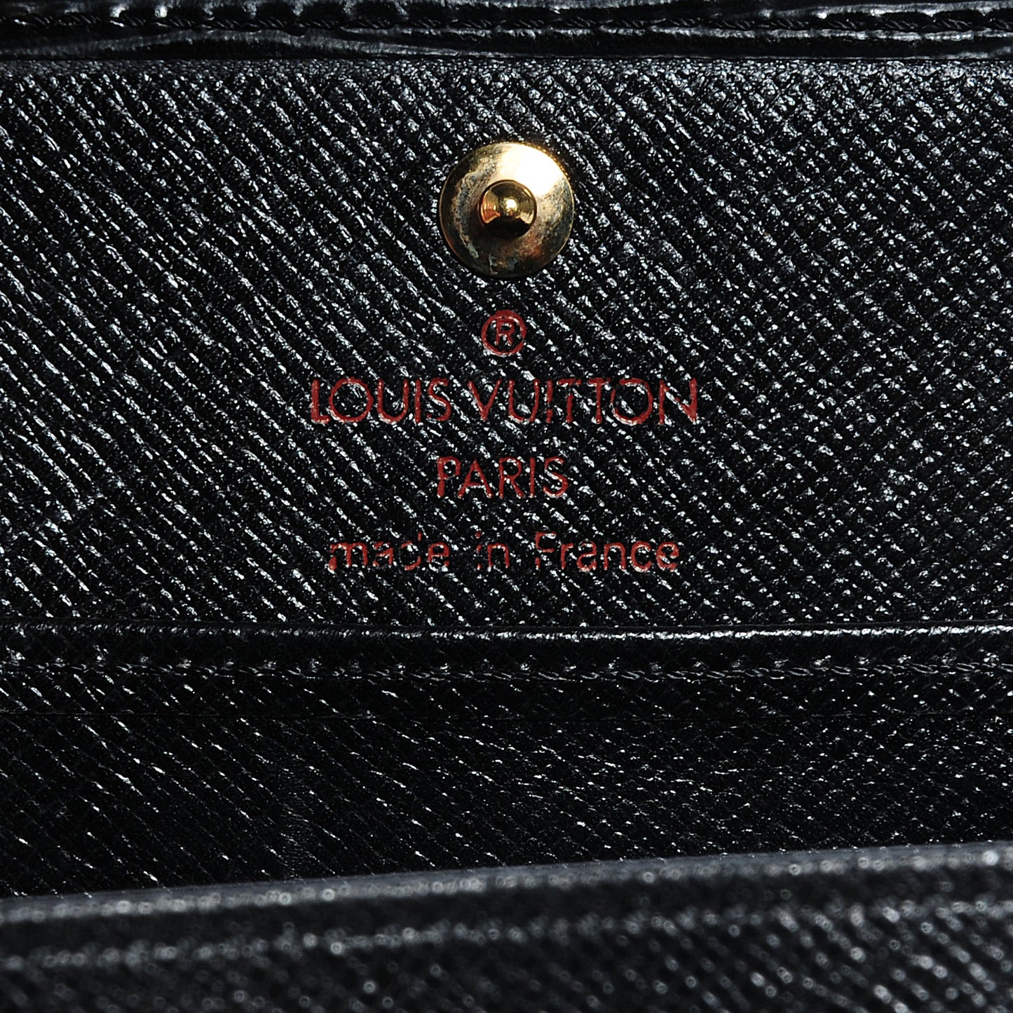 Epi Porte-Monnaie Boite Coin Purse Black