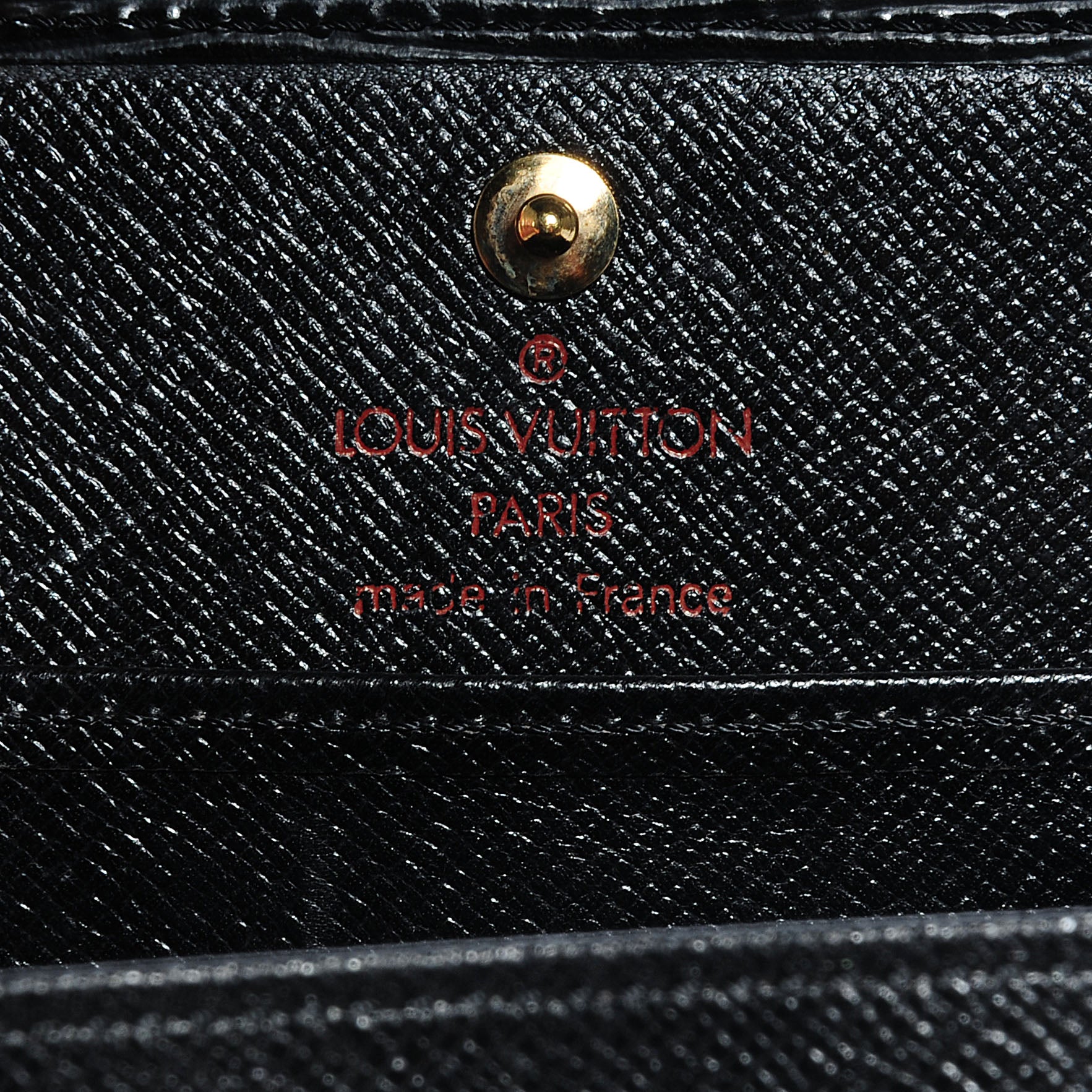 Louis Vuitton Epi Porte-Monnaie Boite Coin Purse Black 6 of 7