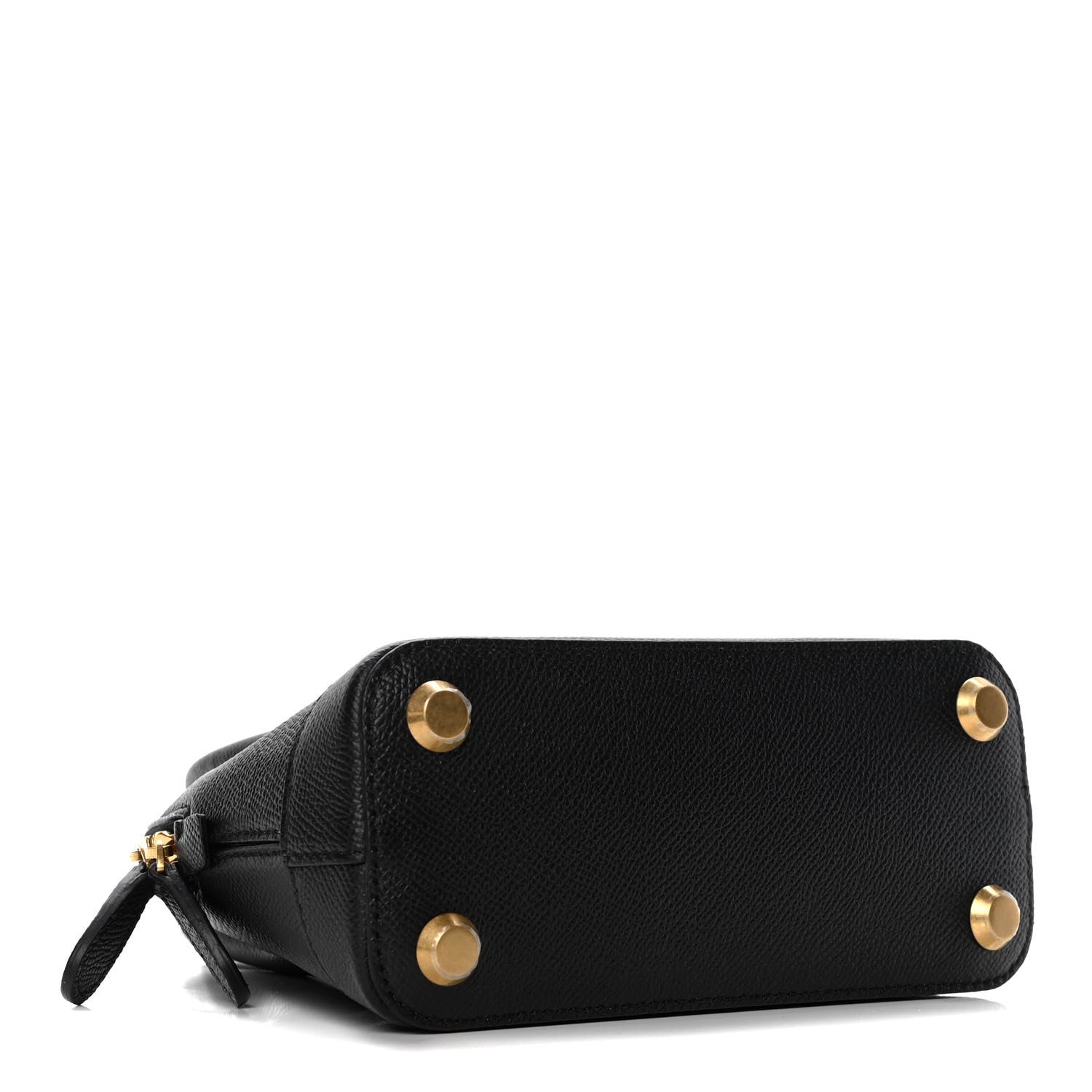 Balenciaga Signature Grained Calfskin XXS Ville Top Handle Bag Black White 4 of 7