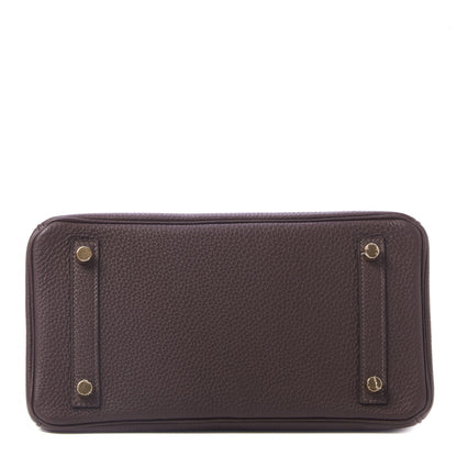 Hermes Togo Birkin 25 Chocolate 6 of 33