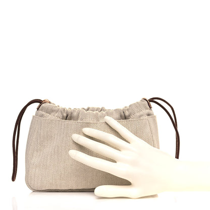 Hermes Canvas Barenia Fourbi 20 PM Pouch Naturel Fauve 2 of 8