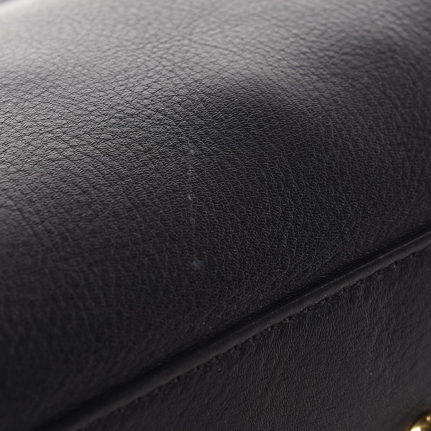 Fendi Vitello Seta Shiny Nappa Medium Peekaboo Iconic Satchel Black 13 of 14