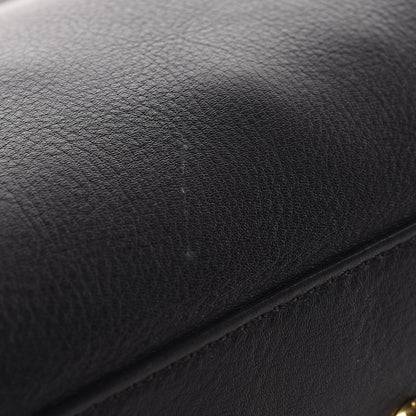 Fendi Vitello Seta Shiny Nappa Medium Peekaboo Iconic Satchel Black 13 of 14