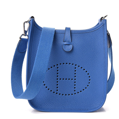 Hermes Taurillon Maurice Amazone Evelyne TPM Bleu Zellige 1 of 11