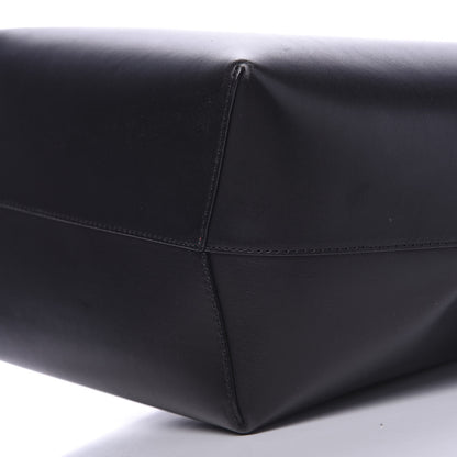 Mansur Gavriel Vegetable Tanned Calfskin Bucket Bag Black Flamma 8 of 9