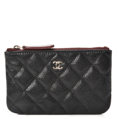 Chanel Caviar Quilted Small Cosmetic Case Black 1 of 9