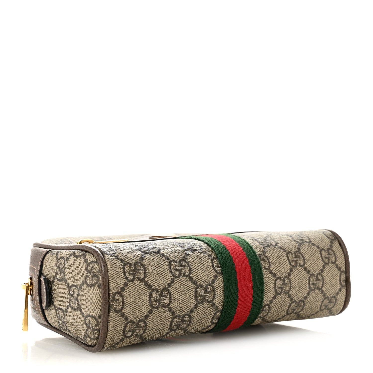 Gucci GG Supreme Monogram Web Small Ophidia Belt Bag Dark Brown 4 of 13