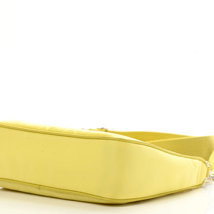 Prada Nylon Saffiano Re-Edition 2005 Shoulder Bag Ananas 12 of 14