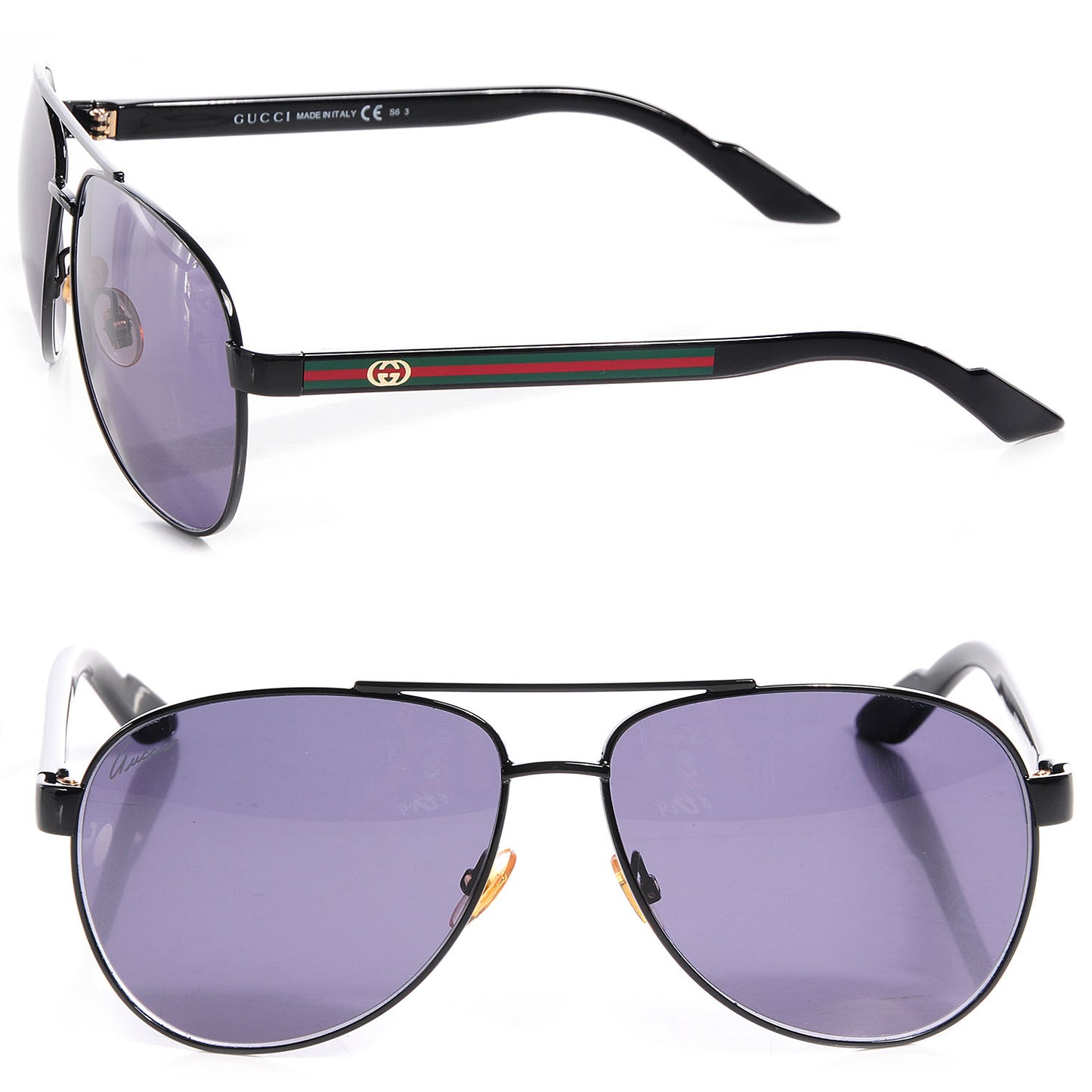 GG Web Aviator Sunglasses 2898/S