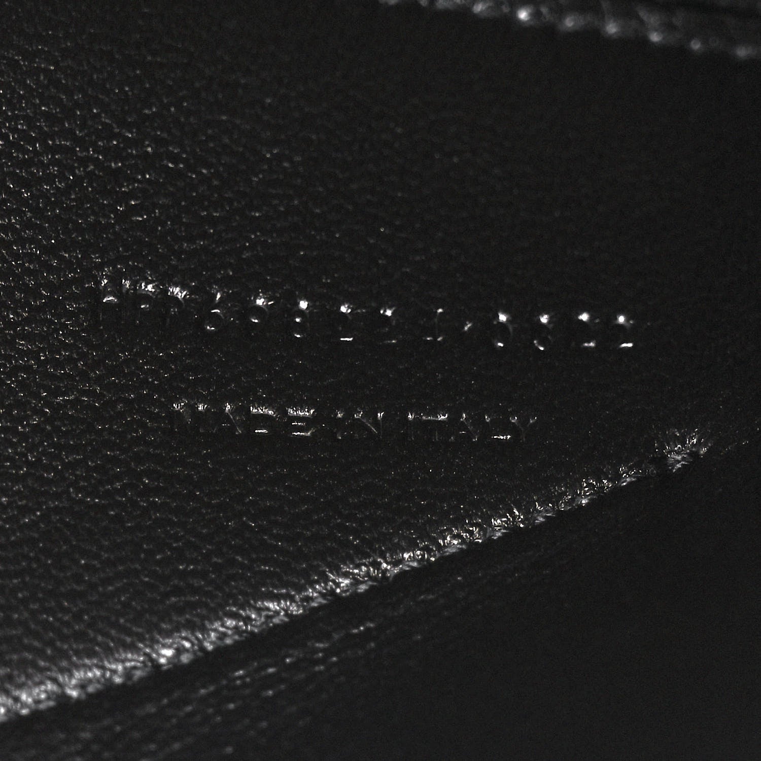 Saint Laurent Calfskin Lizard Embossed Paloma Monogram Clutch Black 7 of 11