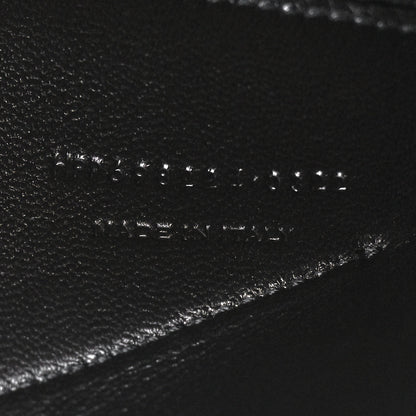Saint Laurent Calfskin Lizard Embossed Paloma Monogram Clutch Black 7 of 11