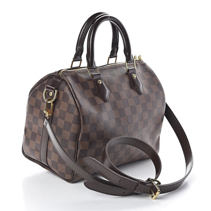 Louis Vuitton Damier Ebene Speedy Bandouliere 25 3 of 10