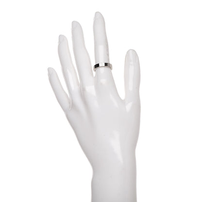 Cartier 18K White Gold 3.5mm LOVE Wedding Band Ring 51 5.75 2 of 4