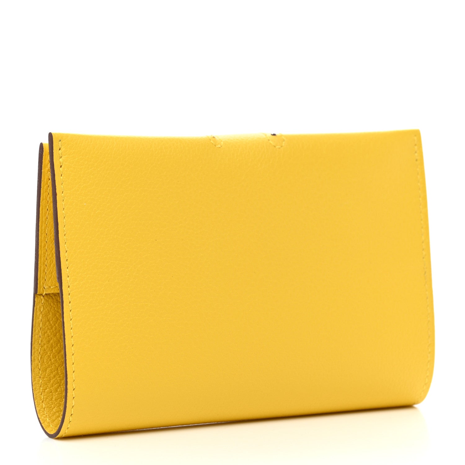 Hermes Evercolor RMS Passport Holder Jaune De Naples 3 of 8