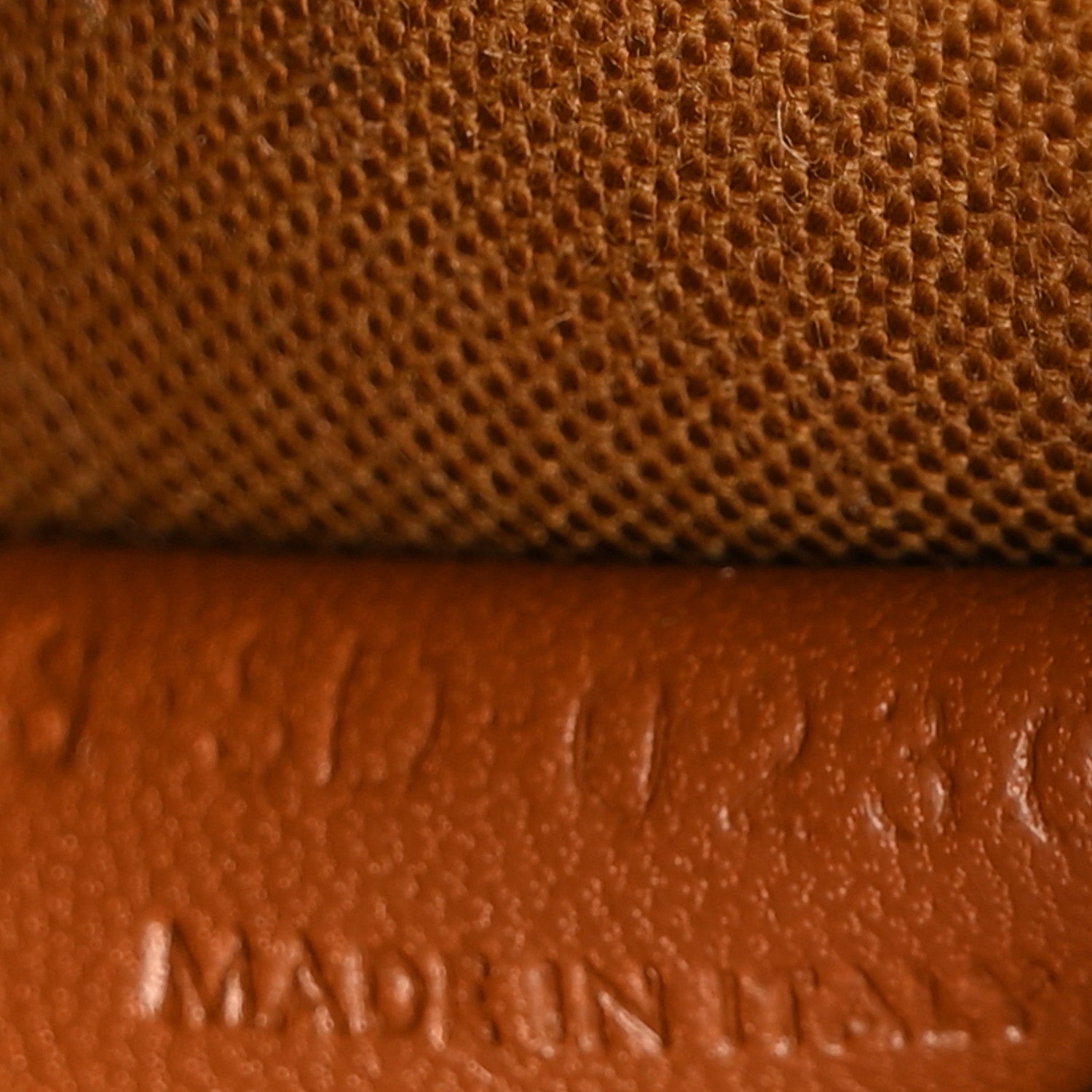 Celine Lambskin Triomphe Canvas Embroidered Logo Clutch With Chain Tan 7 of 10