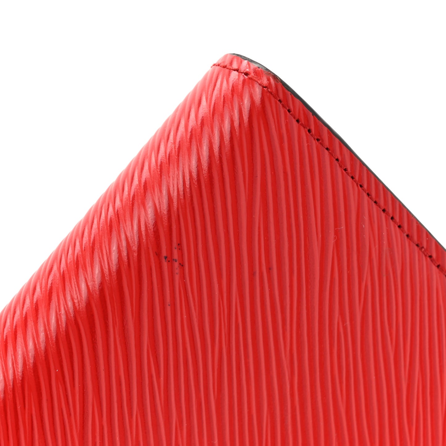 Epi Twist Wallet Coquelicot