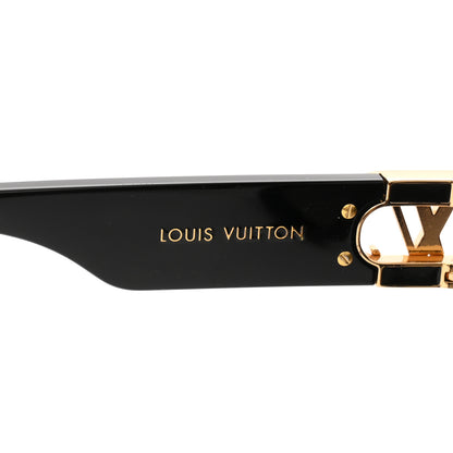 Louis Vuitton Acetate LV Link PM Square Sunglasses Z1566W Black 5 of 7