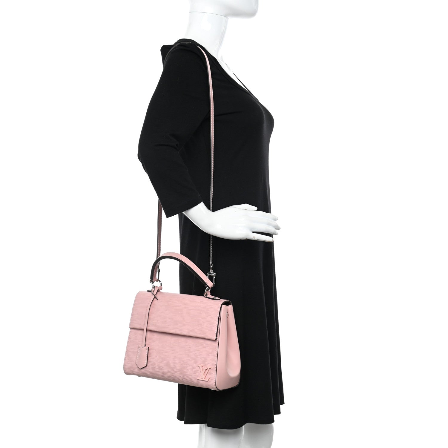 Louis Vuitton Epi Cluny BB Rose Ballerine 2 of 9