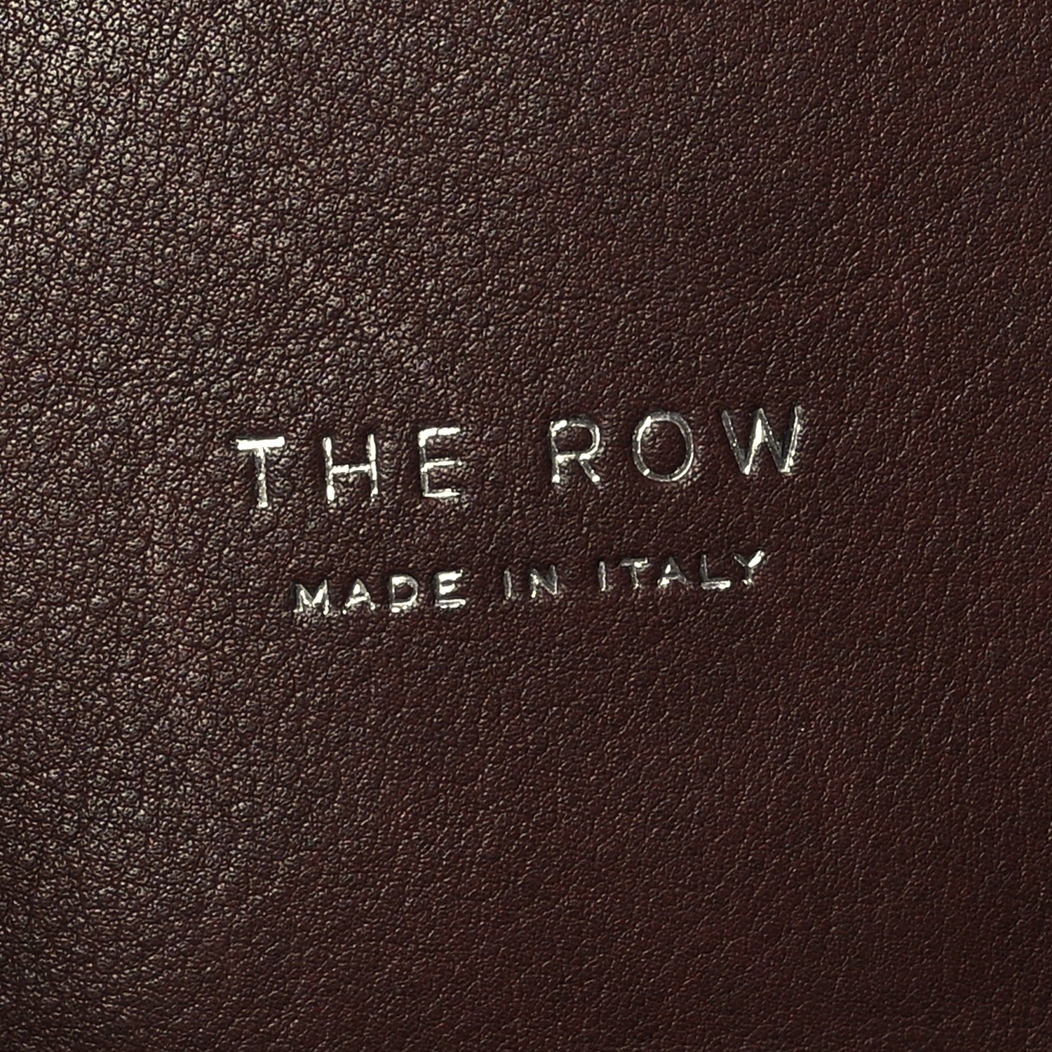The Row Polished Saddle Calfskin Soft Margaux 12 Dark Brown 6 of 9