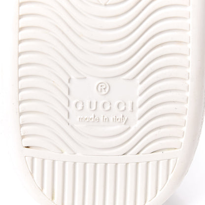 Gucci Calfskin Web Studded Low Pin Womens New Ace Sneakers 39 White 7 of 10